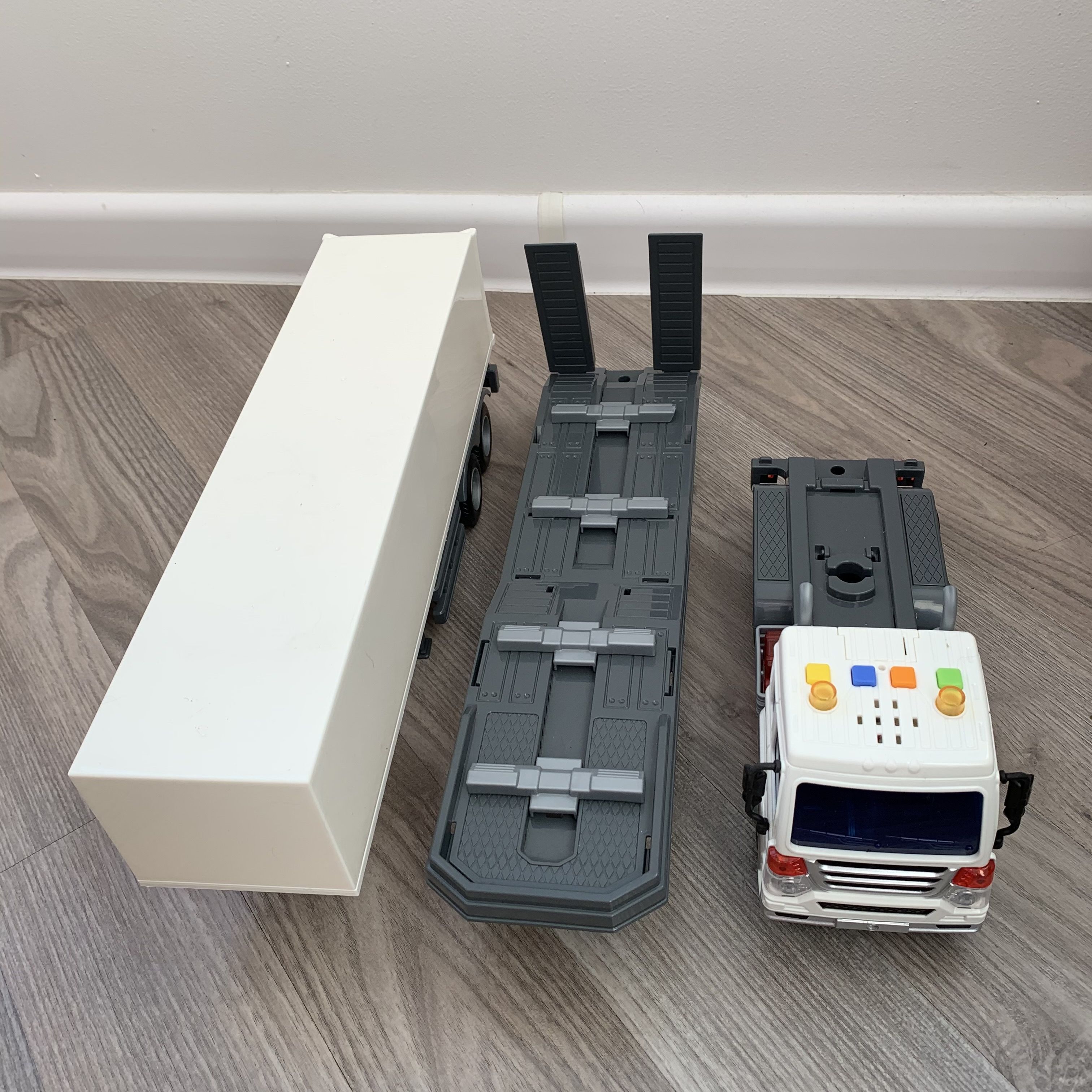 Машинка фура 47 см + платформа автовоза