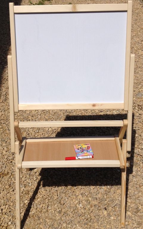 Деревянный мольберт с поворотной магнитно маркерной доской