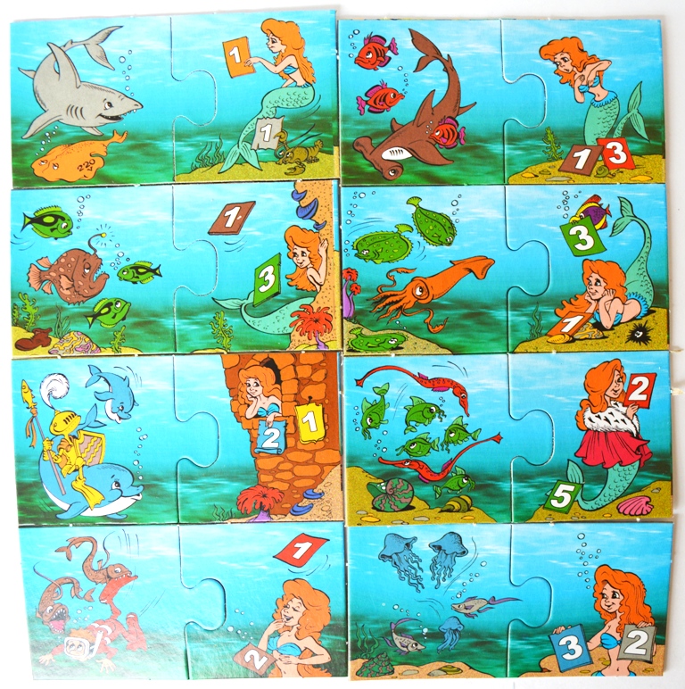 Методика обучения счету. Считалочка с Русалочкой