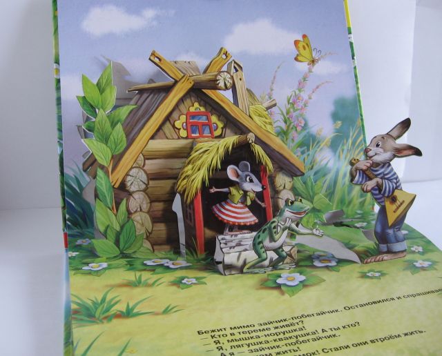 Книжка с объемными картинками.