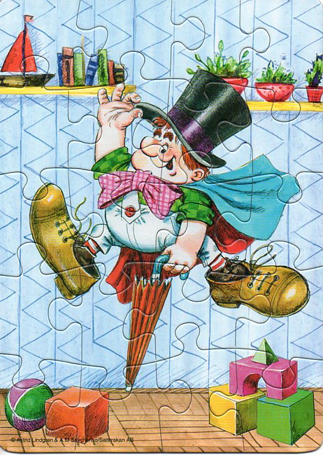 Пазлы картонные Карлсон