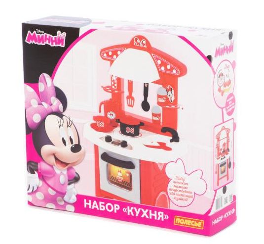 Мини кухня Микки Маус с духовкой в цветной коробке Мини кухня Микки Маус с духовкой в цветной коробке