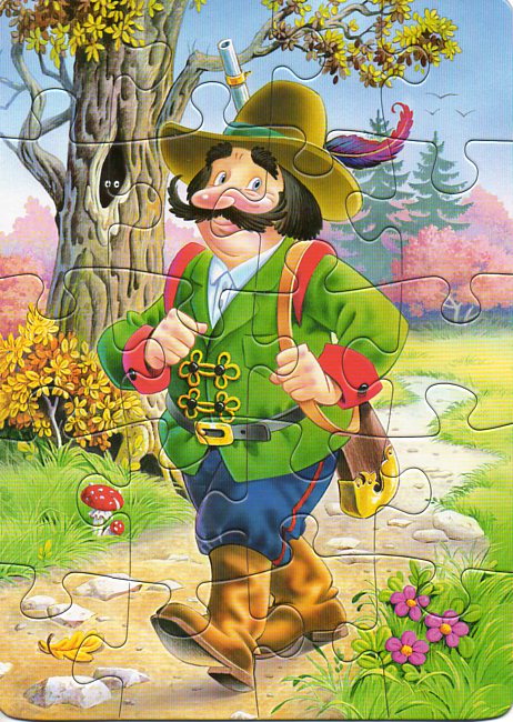 Пазлы картонные Красная шапочка