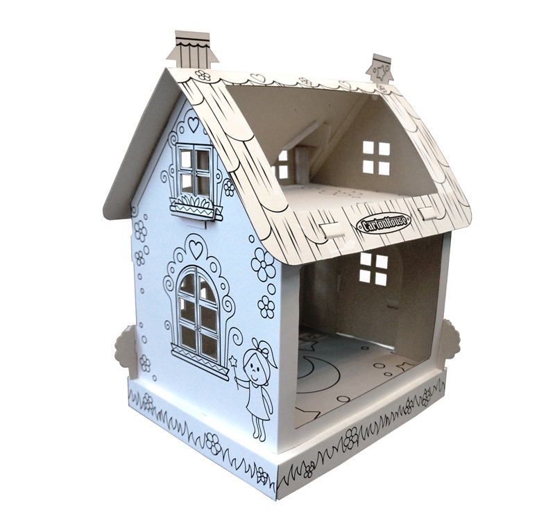 Кукольный домик Феи из картона
