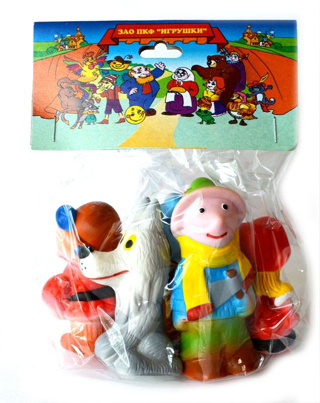 Герои сказки Красная шапочка резиновые