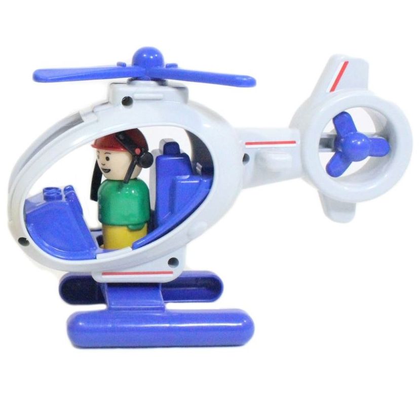 Детский игрушечный вертолет с пилотом Детский игрушечный вертолет с пилотом