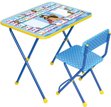 Комплект детской мебели Познайка  Маша и медведь. Азбука 2