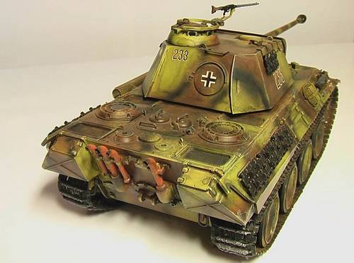 Сборная модель танка Пантера Сборная модель танка Пантера