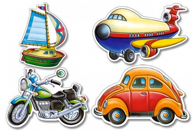 Пазлы фигурные Транспорт