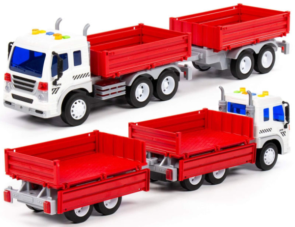 Бортовой грузовик "Сити" с прицепом