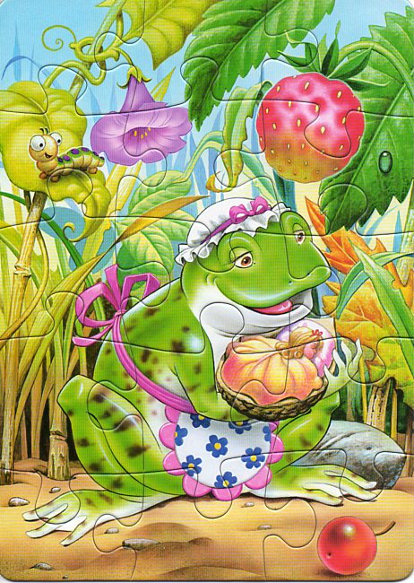 Пазлы картонные Дюймовочка