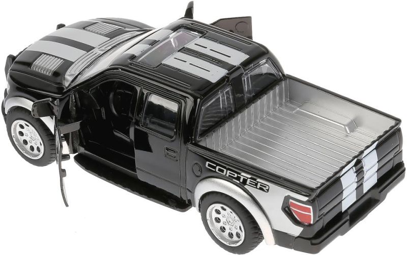 У машинки Ford F-Series открываются две передние двери. igrushechnaya-mashinka-pikap-ford-f-series-02.jpg