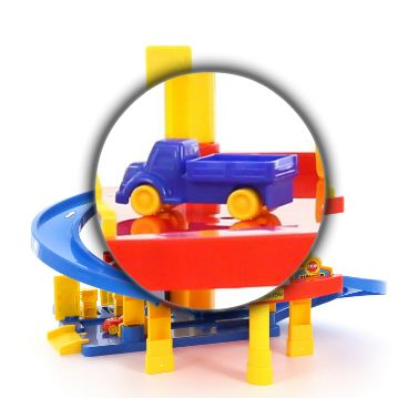 игрушечная грузовая машинка в комплекте с паркингом игрушечная грузовая машинка в комплекте с паркингом