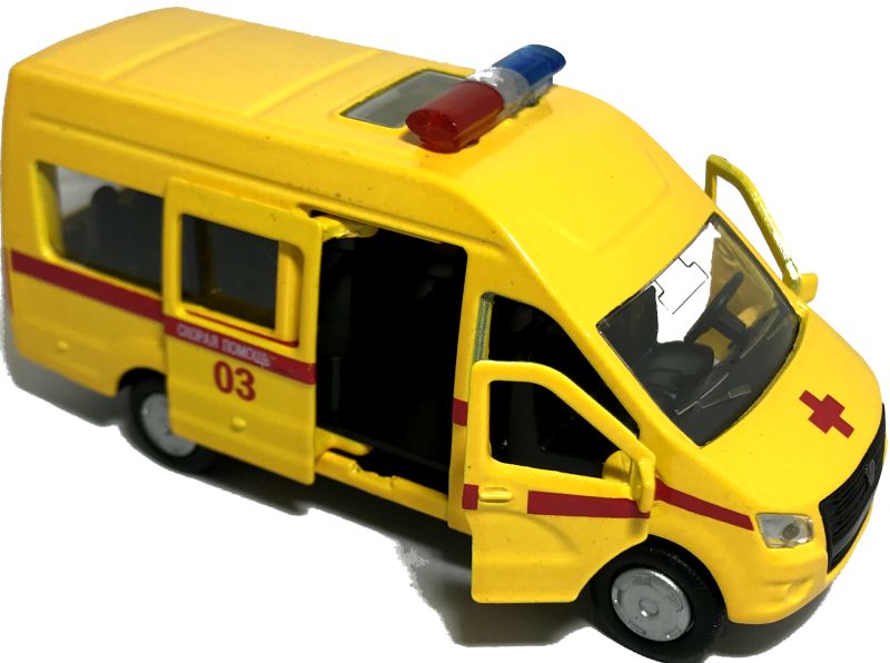 Так же у машинки Газель Next скорая помощь открываются две передние двери и одна дверь на правом боку. igrushechnaya-mashinka-gazel-next-skoraya-pomoshch-04.jpg