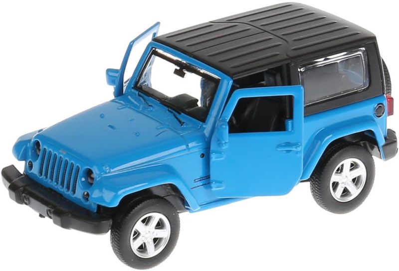 У машинки Jeep Wrangler открываются две передние двери. igrushechnaya-mashinka-jeep-wrangler-sinij-02.jpg