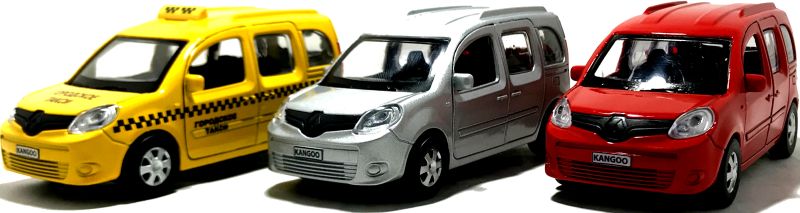 Так же вы можете купить машинку Renault Kangoo в вариации двух цветов, что бы ваш ребёнок мог разыгрывать с машинкой различные игровые ситуации. У игрушечной машинки снимаются резиновые шины, что позволит разыграть дорожные ситуации. Например, прокол колеса. igrushechnaya-mashinka-renault-taksi-08.jpg