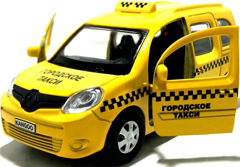 Открываются 2 передние двери и задняя дверь багажника. igrushechnaya-mashinka-renault-taksi-05.jpg