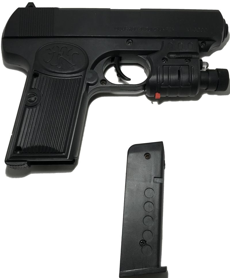 Обойма пистолета легко вставляется и вынимается. Пистолет стреляет 6 мм шариками. Пистолет имеет хорошую точность. Выстрел ослабленный - травмобезопасный. igrushechnyj-pnevmaticheskij-pistolet-kolt-s-lazernym-pricelom-03.jpg