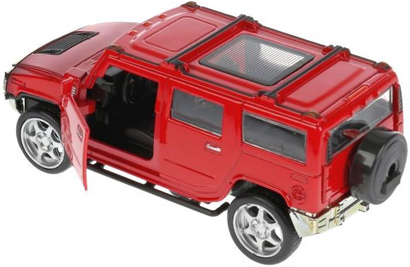 У машинки открываются две передние двери. igrushechnaya-mashinka-hummer-h2-krasnaya-02.jpg